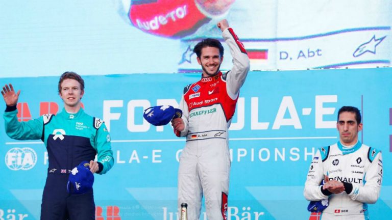 Abt logra su primer triunfo en la Fórmula E