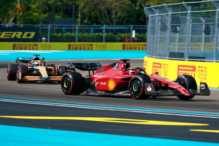 Leclerc y Ferrari dominan la clasificación del GP de Miami