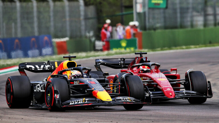 Verstappen y Pérez sellan 1-2 de Red Bull en Imola ante un Leclerc herido
