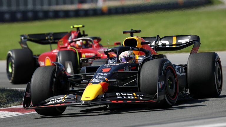 Verstappen le gana un gran duelo a Sainz y Pérez abandona en Canadá