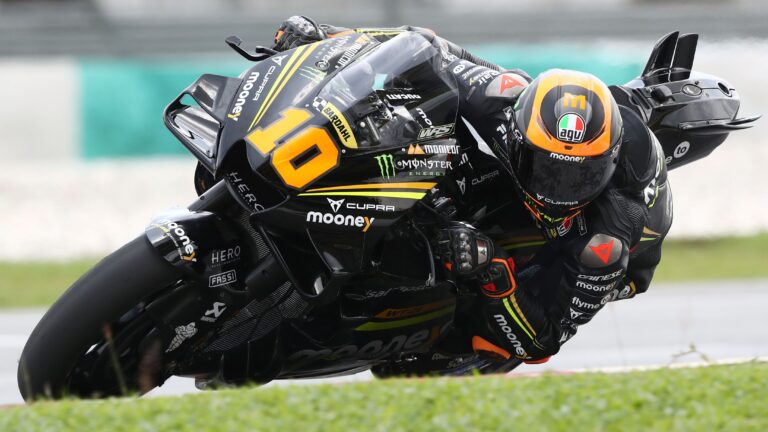 Luca Marini lideró el último día de test de MotoGP en Sepang